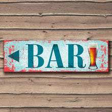 Load image into Gallery viewer, Arrow Bar Sign Rust Style Custom Signs from Twofb.com signs for bars
