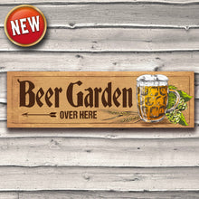 Load image into Gallery viewer, Arrow Beer Garden Bar Sign Custom Signs from Twofb.com signs for bars
