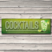 Load image into Gallery viewer, Arrow Cocktail Bar Sign Custom Signs from Twofb.com signs for bars
