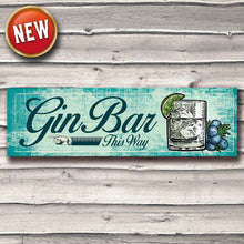 Load image into Gallery viewer, Arrow Gin Bar Sign Custom Signs from Twofb.com signs for bars
