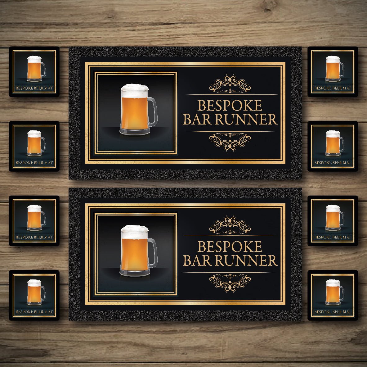 *Artwork | Personalised Bar Mats | Custom Bar Runners