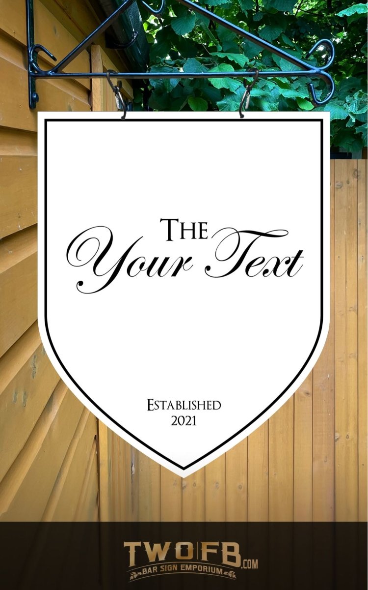Bar Minimal | Personalised Bar Sign | Modern pub sign – Two Fat Blokes Ltd