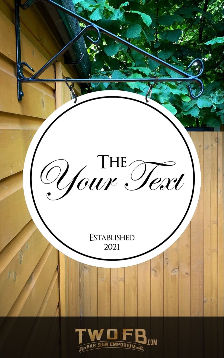 Bar Minimal Personalised Bar Sign Custom Signs from Twofb.com signs for bars