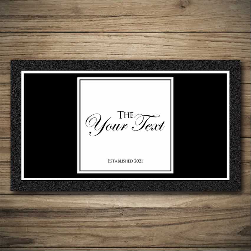 Personalised Bar Mats | Drip Mats | Custom Bar Runners | Bar Minimal