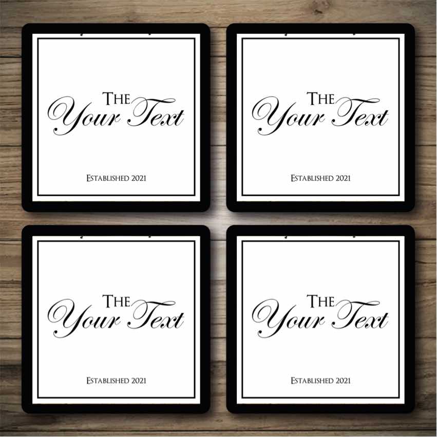 Personalised Bar Mats | Drip Mats | Custom Bar Runners | Bar Minimal