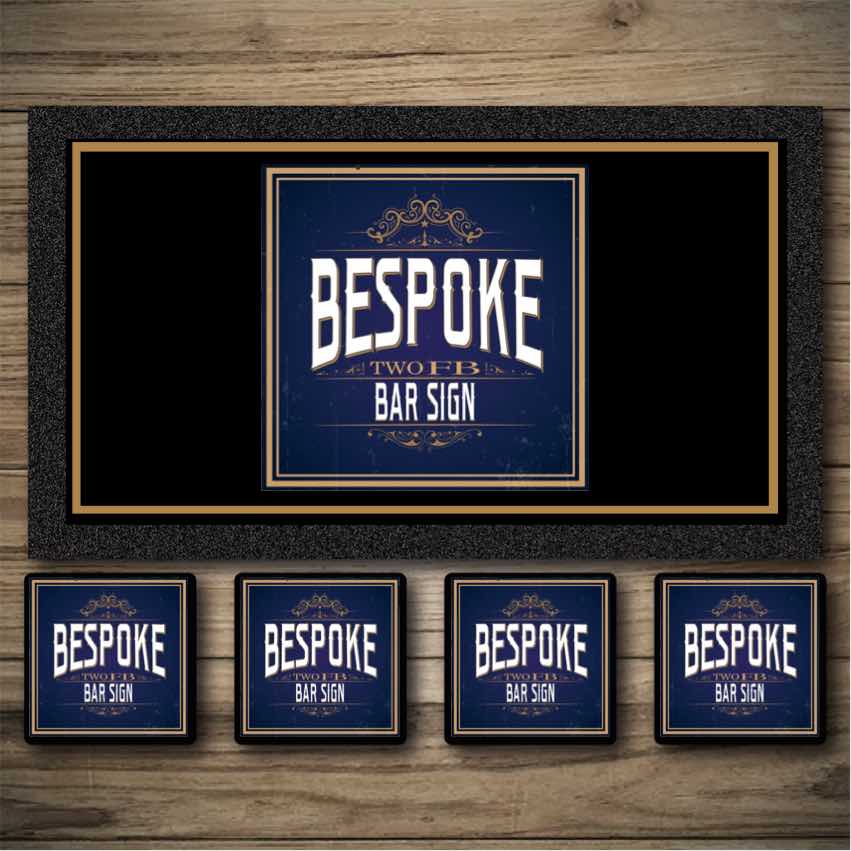 Personalised Bar Mats | Drip Mats | Custom Bar Runners | Bespoke
