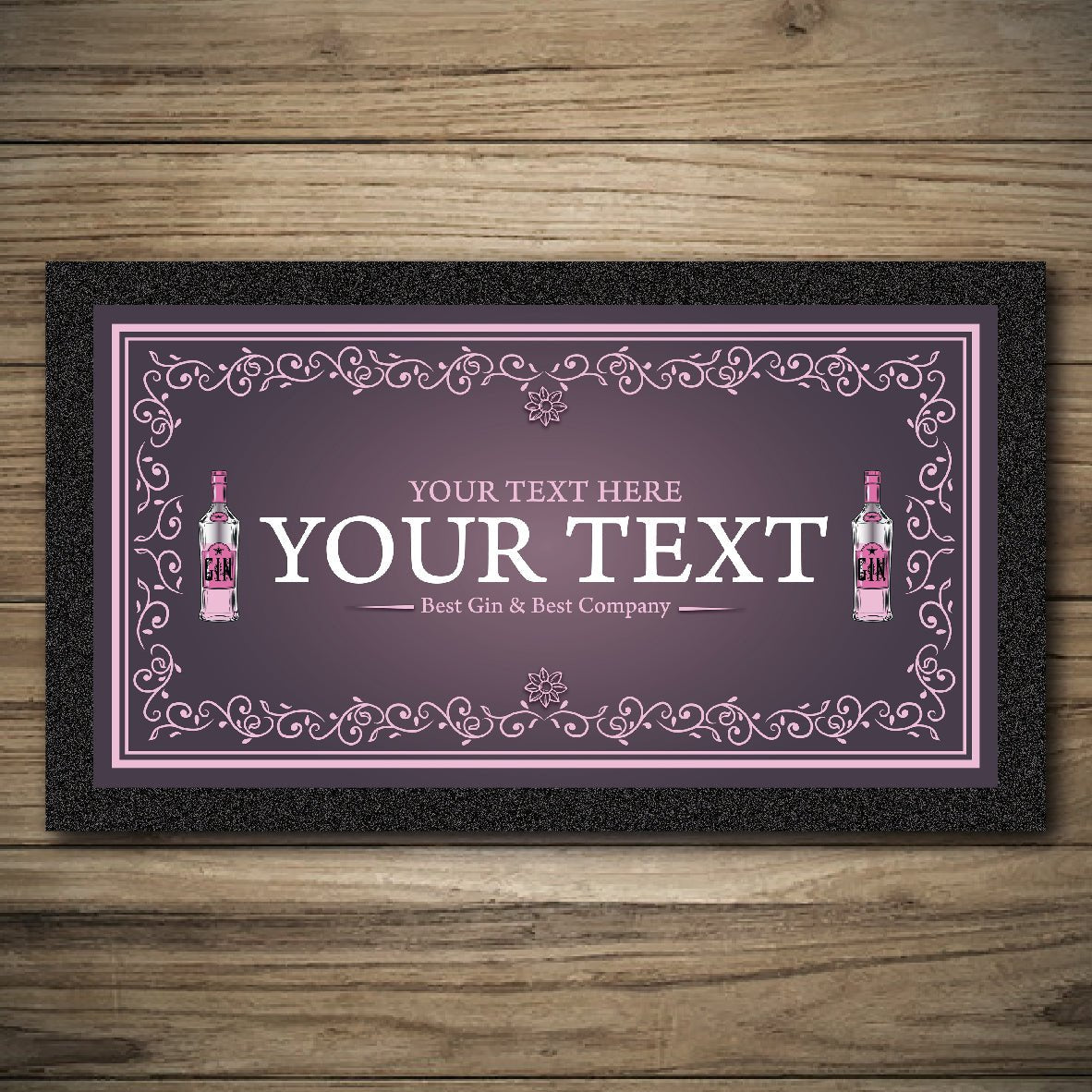 Personalised Bar Mats | Drip Mats | Custom Bar Runners | Best Gin Barrs