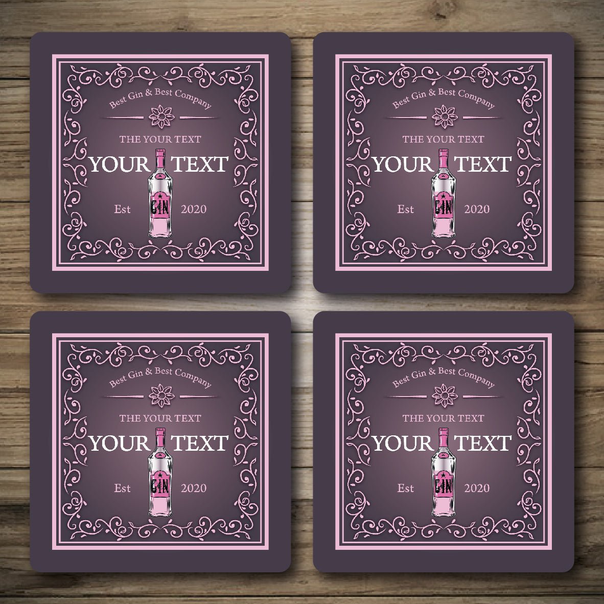 Personalised Bar Mats | Drip Mats | Custom Bar Runners | Best Gin Bar