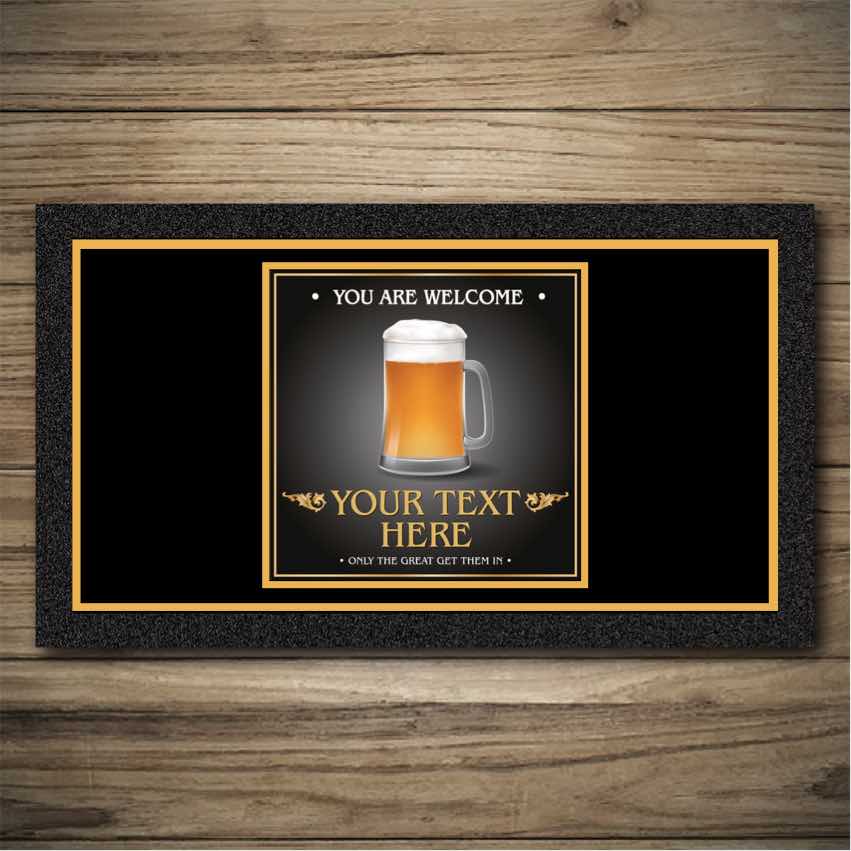 Personalised Bar Mats | Drip Mats | Custom Bar Runners | Brave Boozer