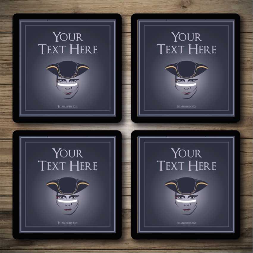 Personalised Bar Mats | Drip Mats | Custom Bar Runners | Dandy Highwayman