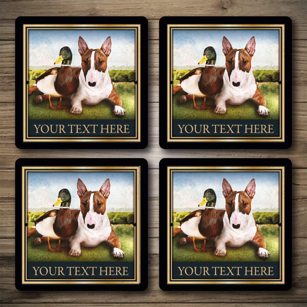 Personalised Bar Mats | Drip Mats | Custom Bar Runners | Dog & Duck