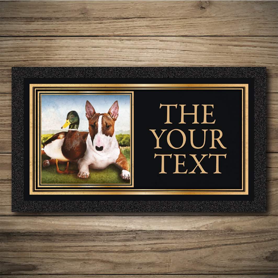 Personalised Bar Mats | Drip Mats | Custom Bar Runners | Dog & Duck