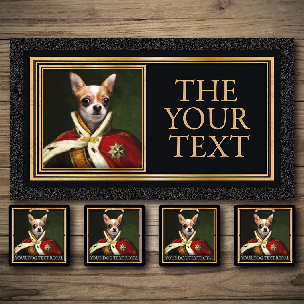 Personalised Bar Mats | Drip Mats | Custom Bar Runners | Dog House Royal