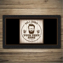 Load image into Gallery viewer, Personalised Bar Mats | Drip Mats | Bar Runners | Generic Hipster

