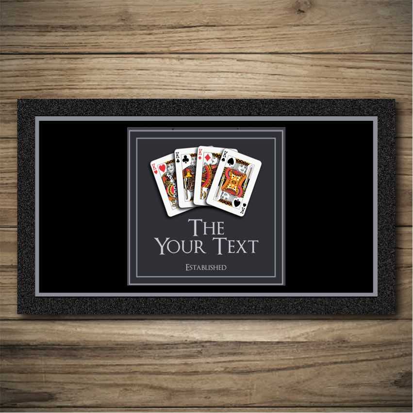 Personalised Bar Mats | Drip Mats | Custom Bar Runners | Kings Arms