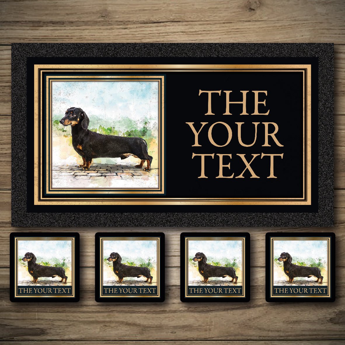 Personalised Bar Mats | Drip Mats | Custom Bar Runners | Long-Dog
