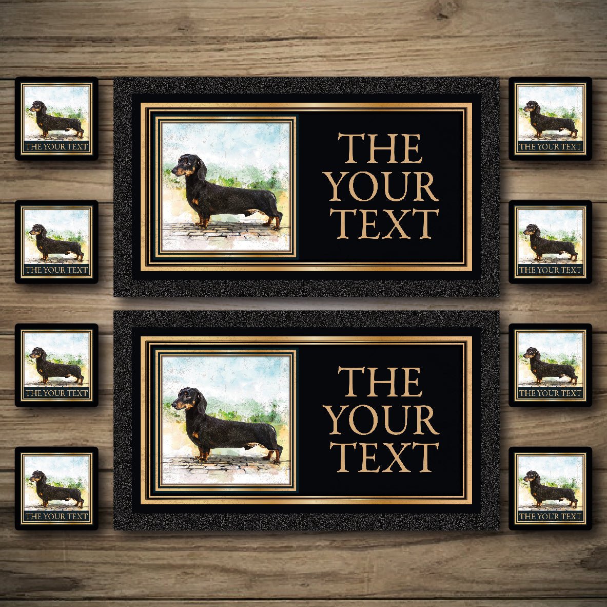 Personalised Bar Mats | Drip Mats | Custom Bar Runners | Long-Dog
