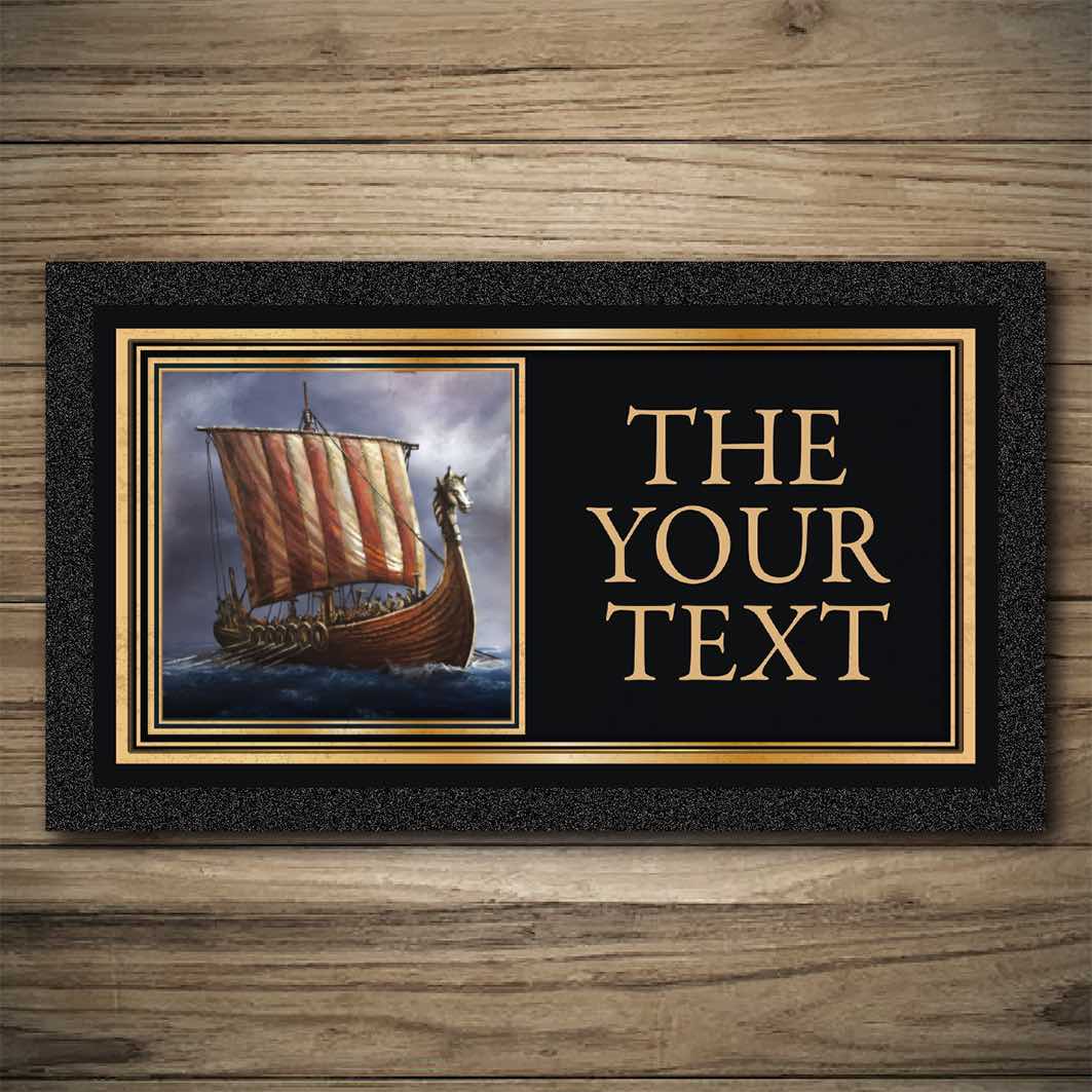 Personalised Bar Mats | Drip Mats | Custom Bar Runners | Longship