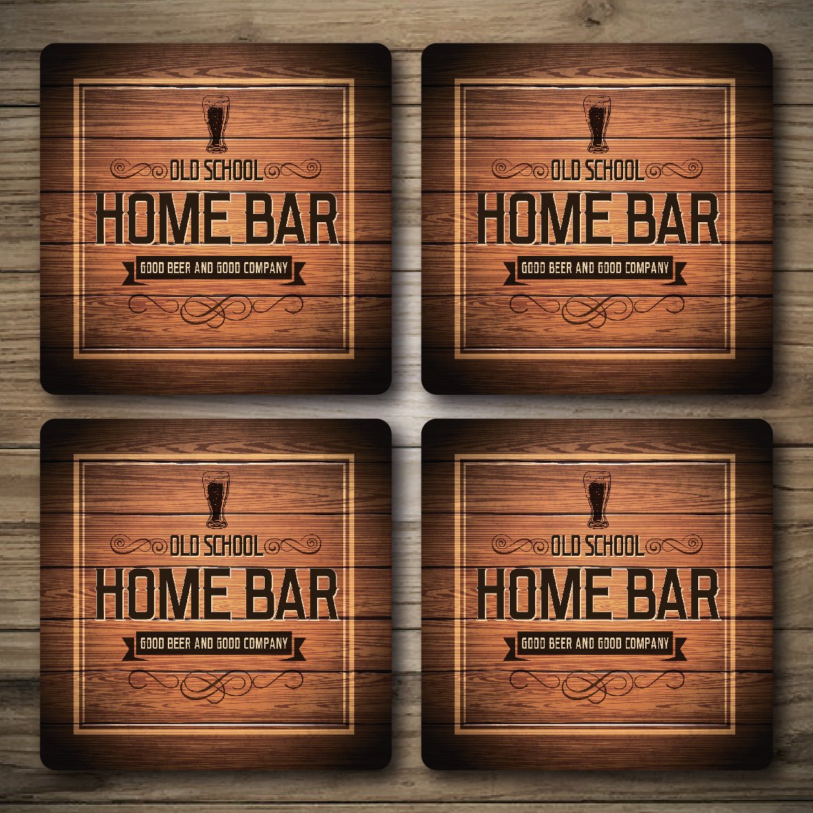 Personalised Bar Mats | Drip Mats | Custom Bar Runners | Old School