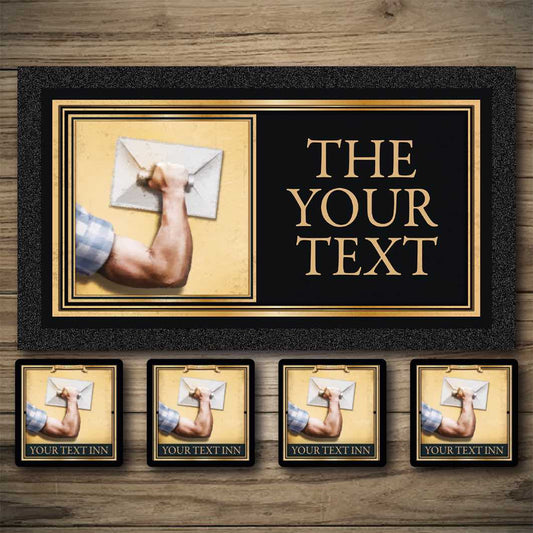 Personalised Bar Mats | Drip Mats | Custom Bar Runners | Plasters Arms