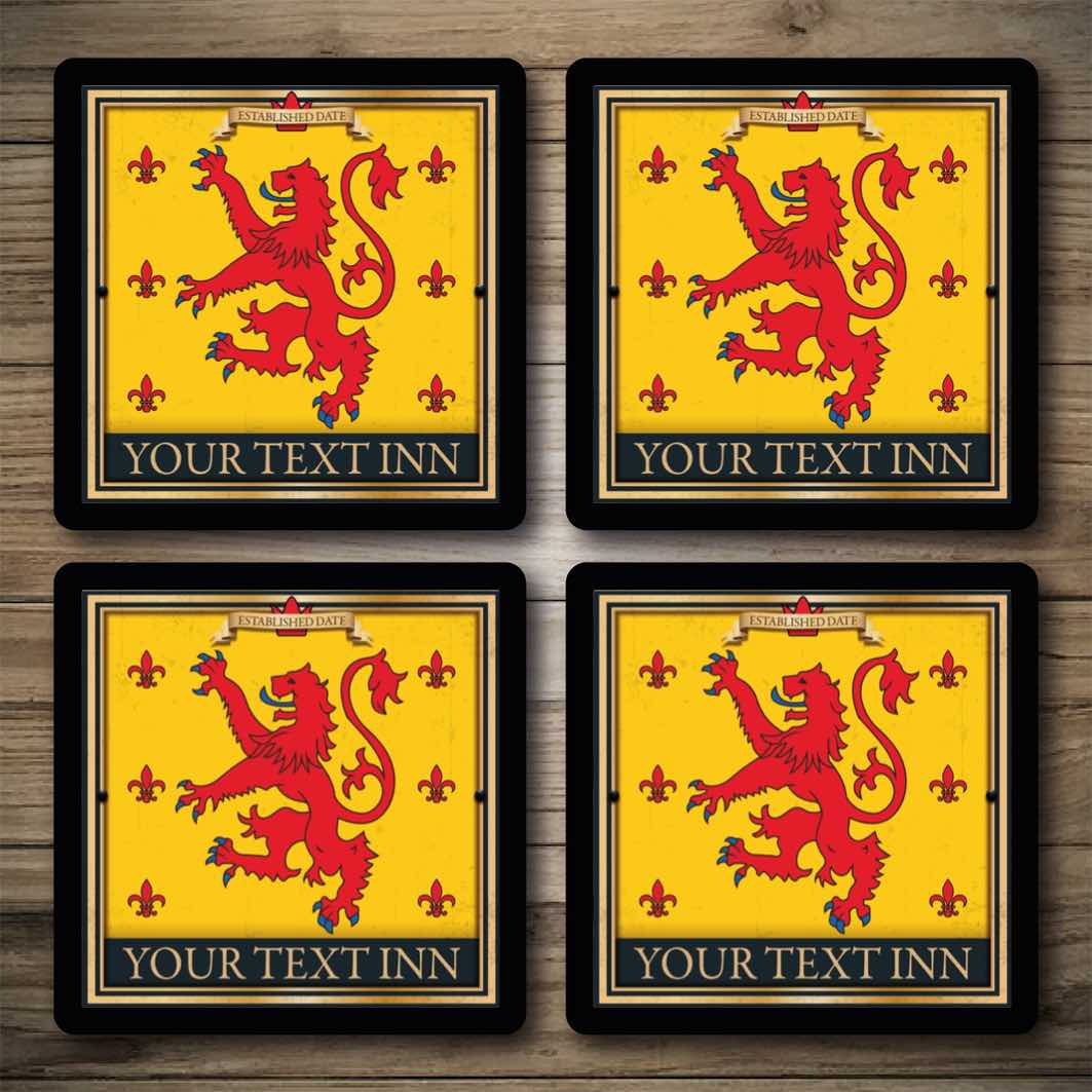 Personalised Bar Mats | Drip Mats | Custom Bar Runners | Red Lion