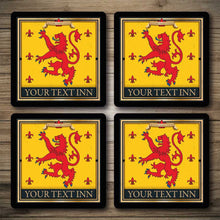 Load image into Gallery viewer, Personalised Bar Mats | Drip Mats | Custom Bar Runners | Red Lion
