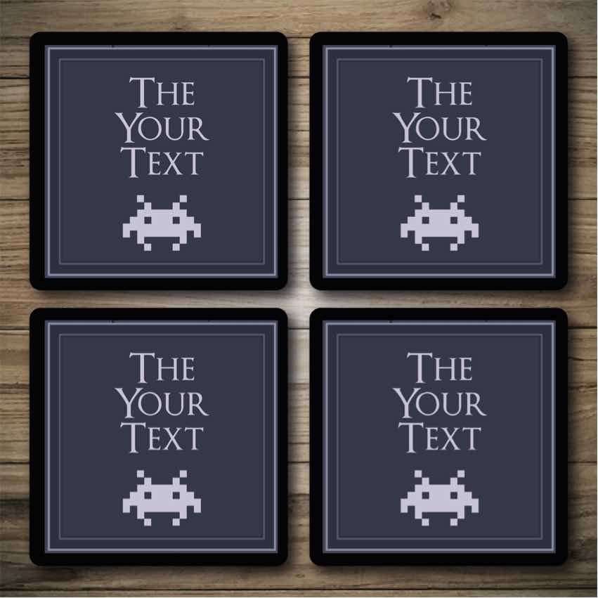 Personalised Bar Mats | Drip Mats | Custom Bar Runners | Retro Gamer