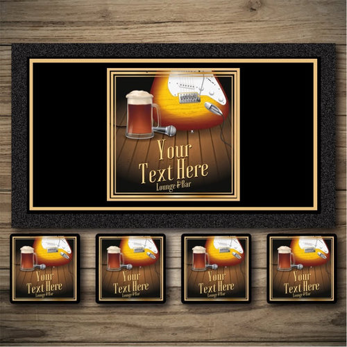 Personalised Bar Mats | Drip Mat | Custom Bar Runner | Rockers Retreatustom Signs from Twofb.com signs for bars