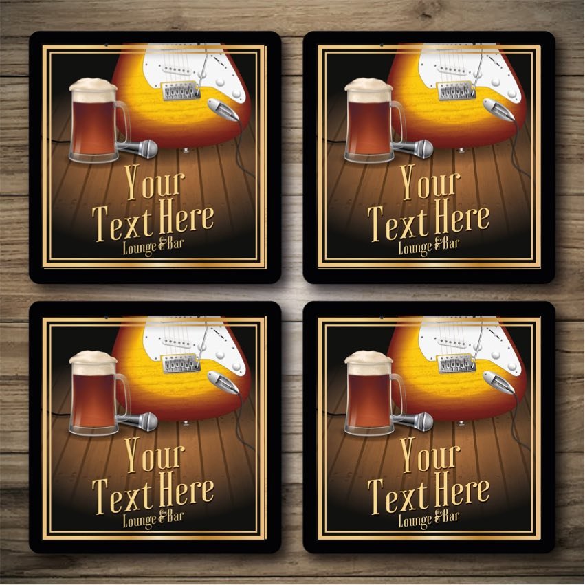Personalised Bar Mats | Drip Mat | Custom Bar Runner | Rockers Retreat