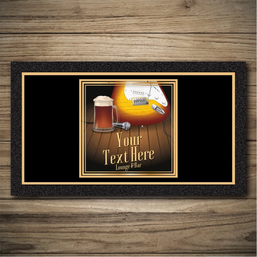 Personalised Bar Mats | Drip Mat | Custom Bar Runner | Rockers Retreat