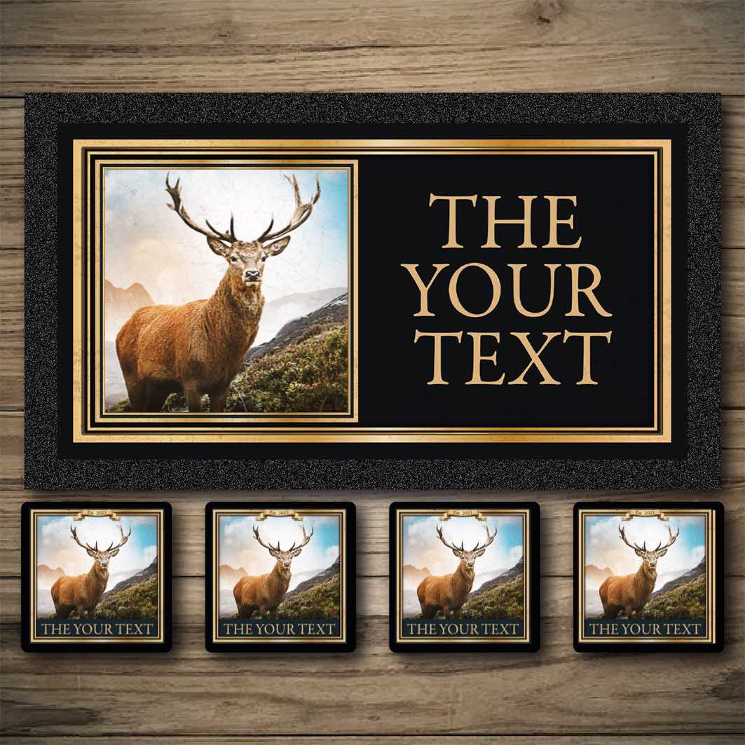 Personalised Bar Mats | Drip Mats | Custom Bar Runners | Stag Inn - Bar ...