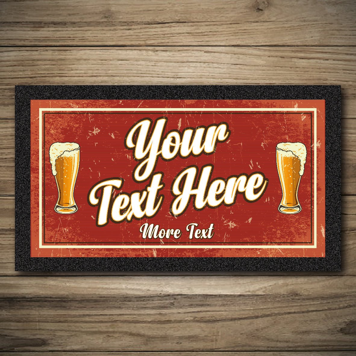 Personalised Bar Mats | Drip Mats | Custom Bar Runners | Sup it & See
