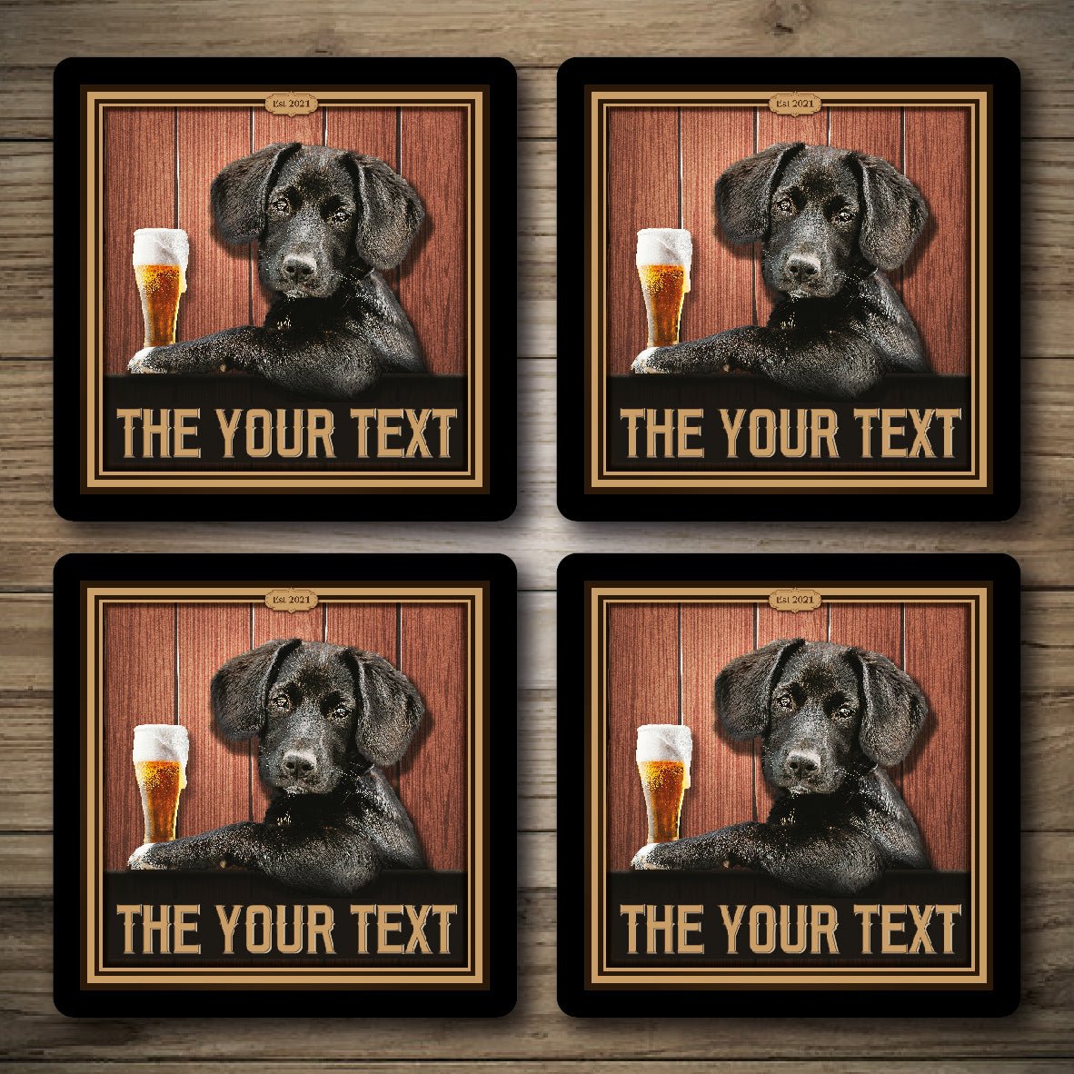 Personalised Bar Mats | Drip Mats | Custom Bar Runners | Dog House