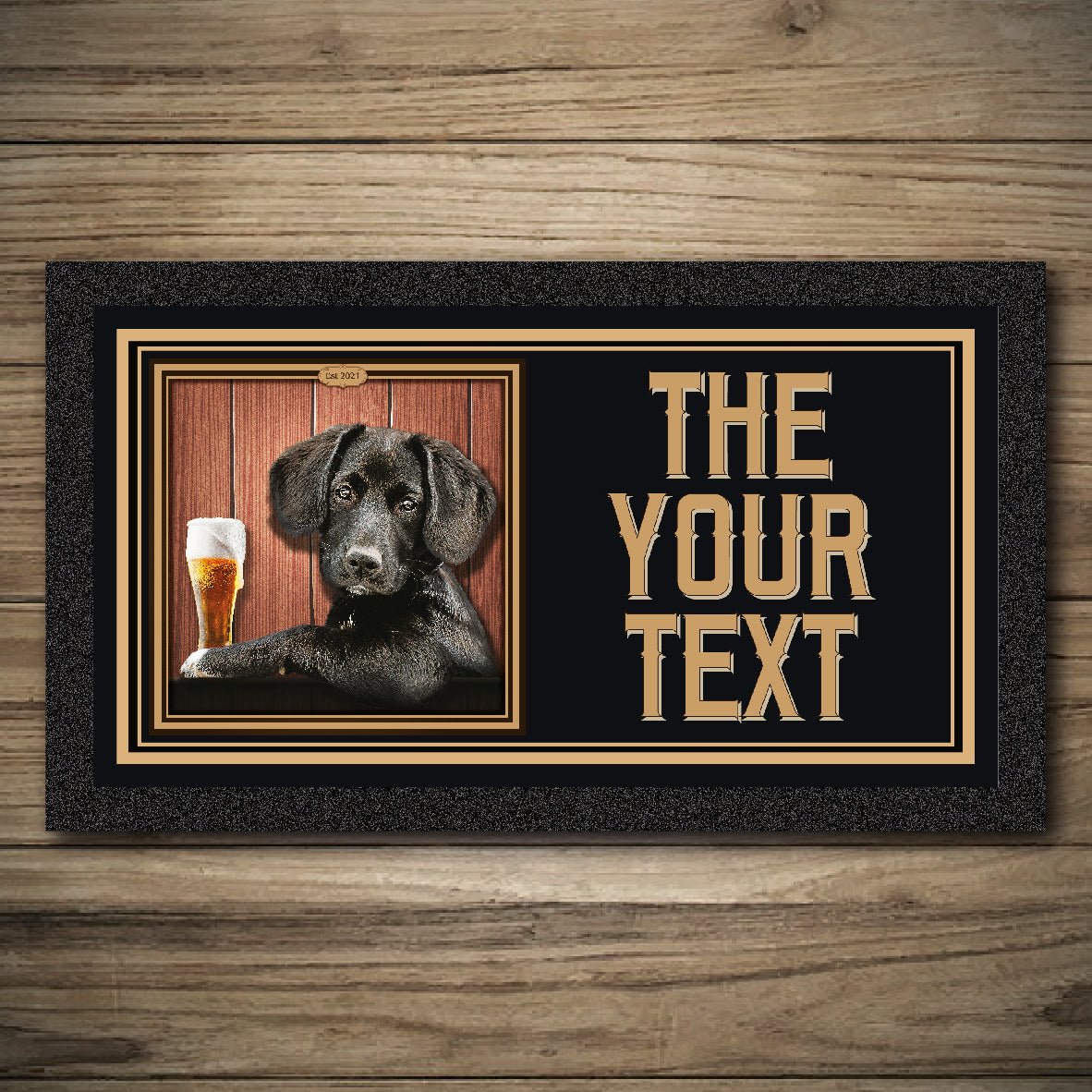 Personalised Bar Mats | Drip Mats | Custom Bar Runners | Dog House