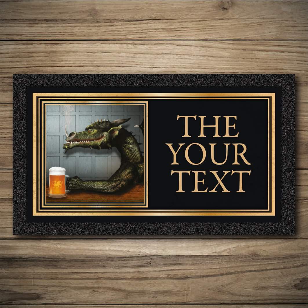Personalised Bar Mats | Drip Mats | Custom Bar Runners | Dragon Inn