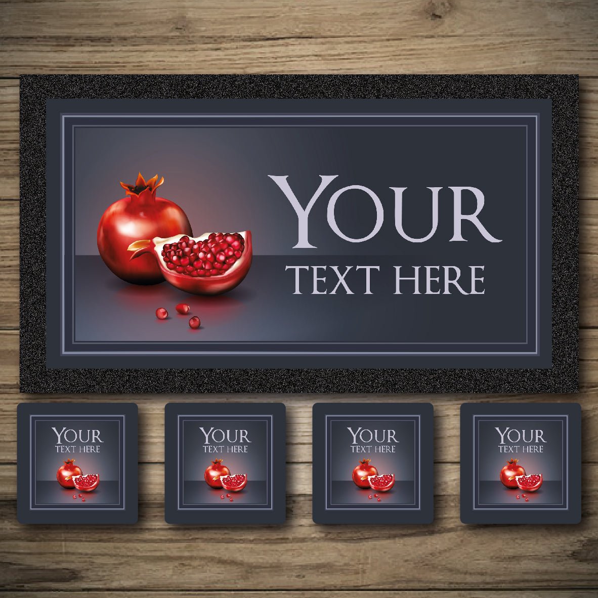 Personalised Bar Mats | Drip Mats | Bar Runners | Forbidden Fruit