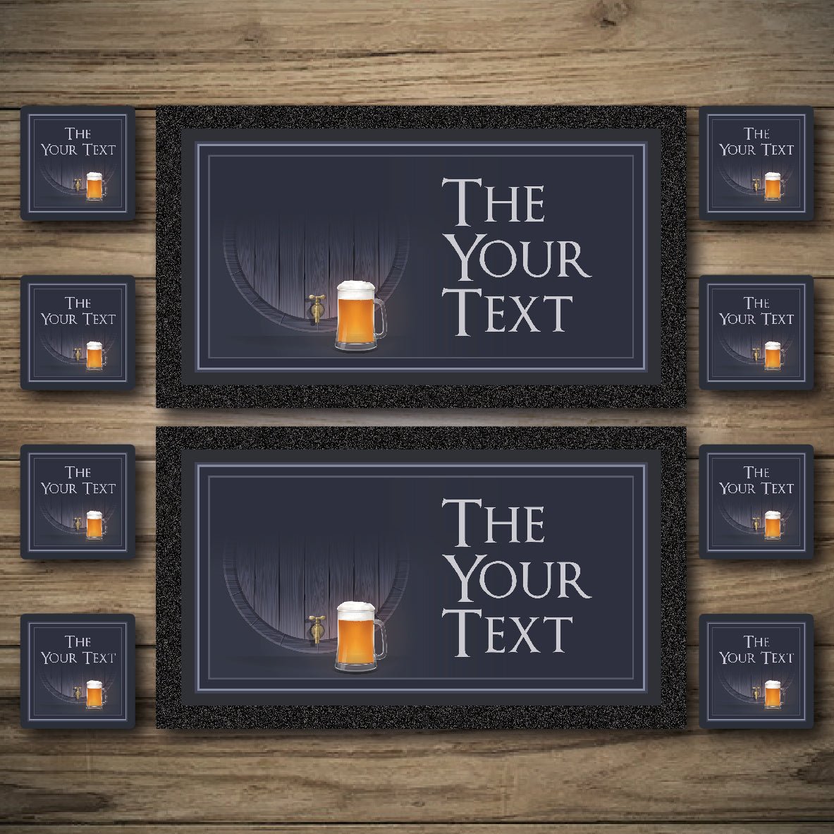 Personalised Bar Mats | Drip Mats | Custom Bar Runners | Tap Room