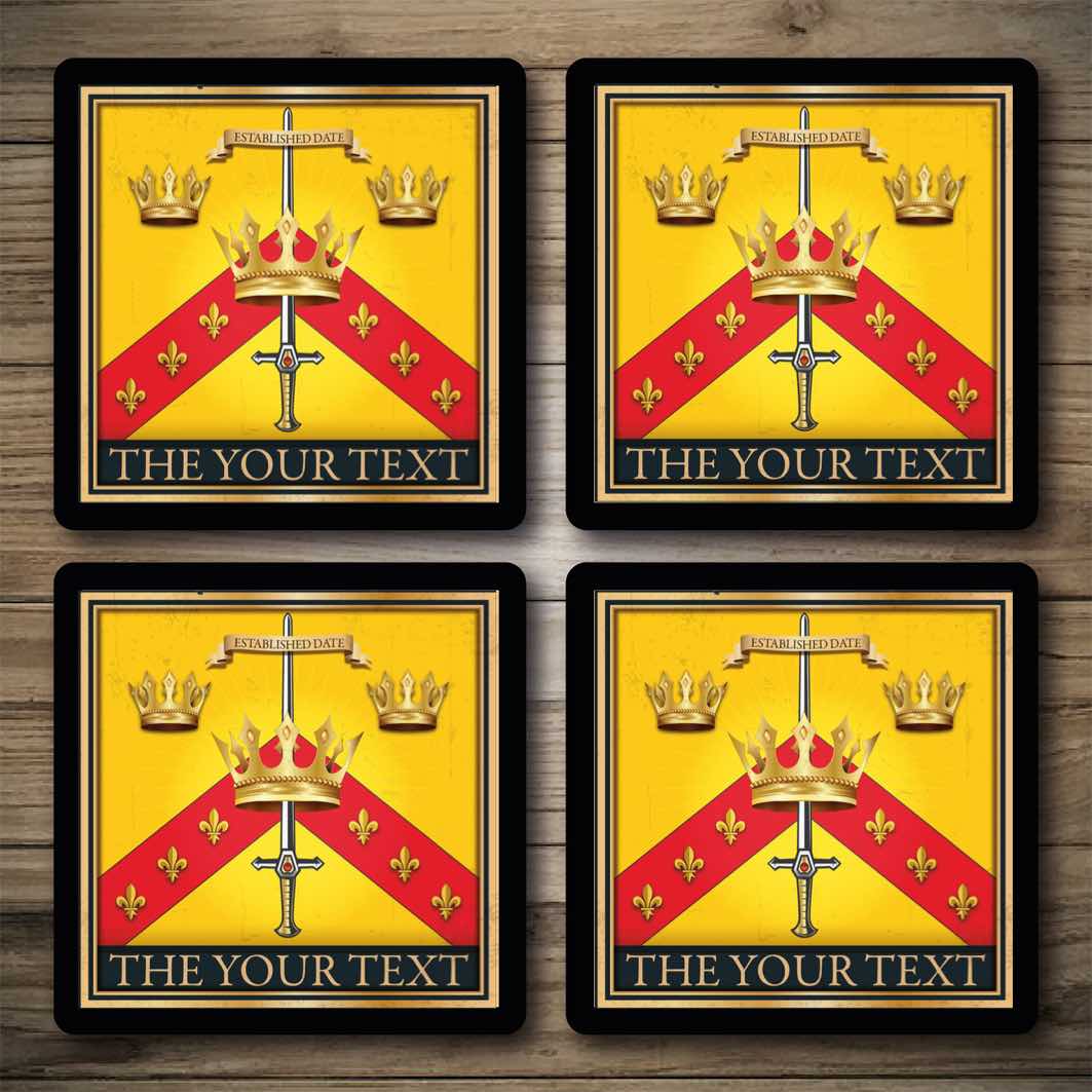 Personalised Bar Mats | Drip Mats | Custom Bar Runners | Three Crowns
