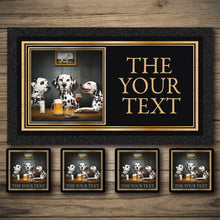 Load image into Gallery viewer, Personalised Bar Mats | Drip Mats | Custom Bar Runners | Three Dogs
