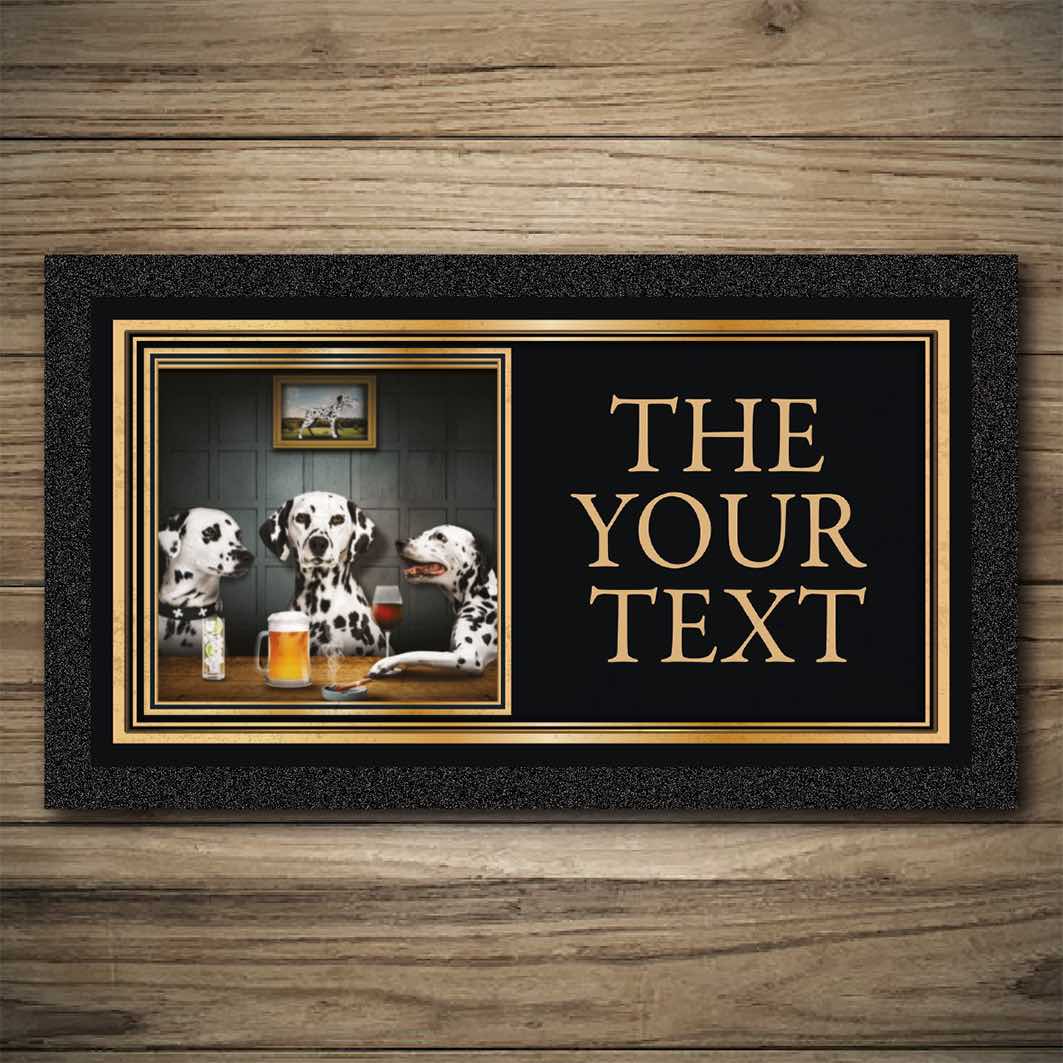 Personalised Bar Mats | Drip Mats | Custom Bar Runners | Three Dogs