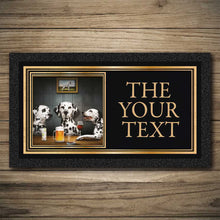 Load image into Gallery viewer, Personalised Bar Mats | Drip Mats | Custom Bar Runners | Three Dogs
