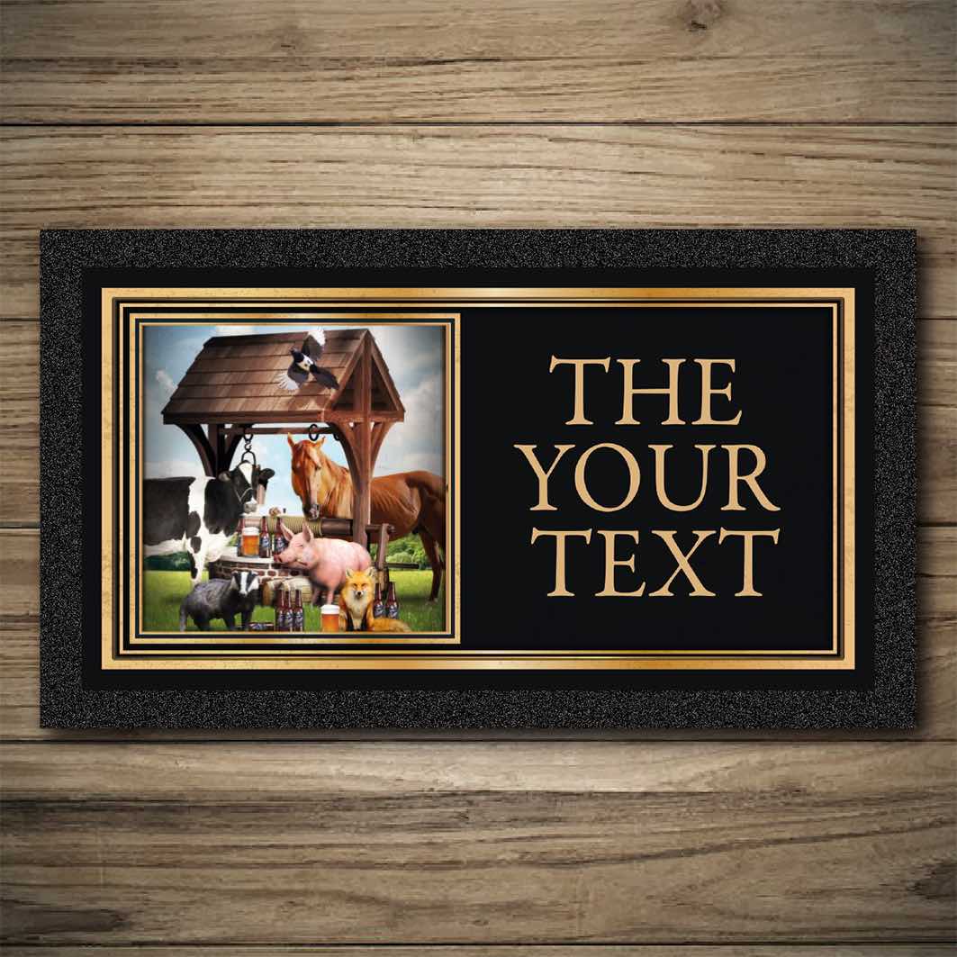 Personalised Bar Mats | Drip Mats | Custom Bar Runners | Watering Hole
