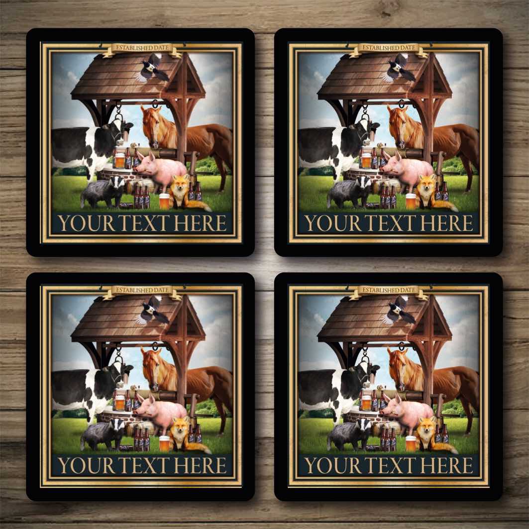 Personalised Bar Mats | Drip Mats | Custom Bar Runners | Watering Hole