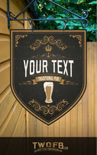 Load image into Gallery viewer, Beer Nation Personalised Bar Sign Custom Signs from Twofb.com Bespoke pub signs

