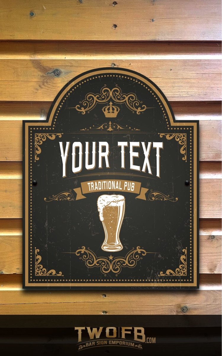 Beer Nation Personalised Bar Sign Custom Signs from Twofb.com Hanging pub signs