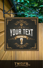 Load image into Gallery viewer, Beer Nation Personalised Bar Sign Custom Signs from Twofb.com Bar sign makers
