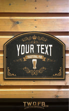 Load image into Gallery viewer, Beer Nation Personalised Bar Sign Custom Signs from Twofb.com pub sign designs
