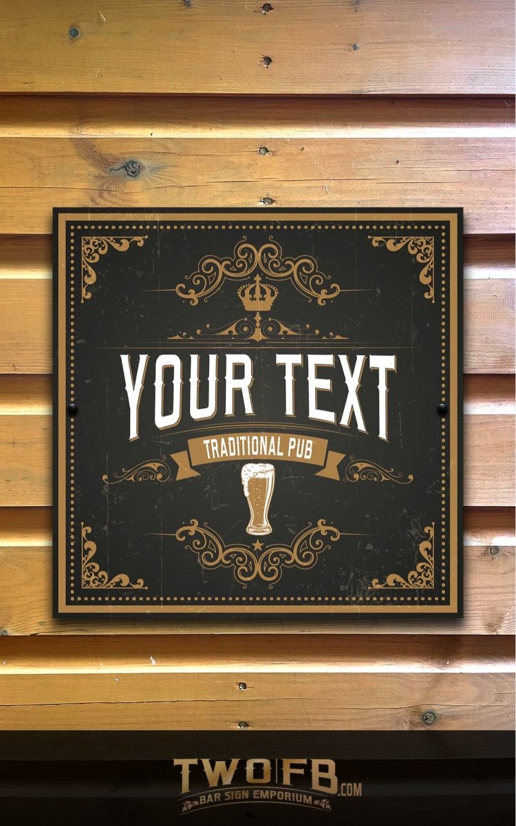 Beer Nation | Personalised Bar Sign | Traditional Pub Sign – Two Fat ...