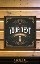 Load image into Gallery viewer, Beer Nation Personalised Bar Sign Custom Signs from Twofb.com bar signs .co.uk
