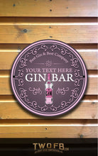 Load image into Gallery viewer, Best Gin Bar Personalised Bar Sign Custom Signs from Twofb.com Pub signs for sale
